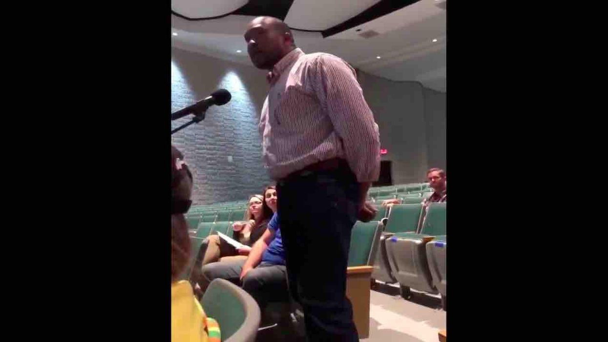 Black father blasts critical race theory in front of school board, says it teaches his daughter than her white mother 'is evil'