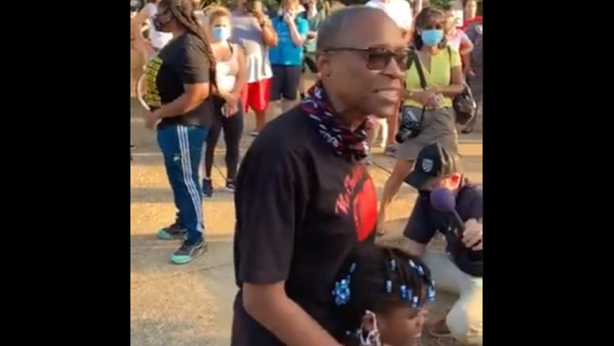 Black female pastor takes on mob threatening to tear down Emancipation Memorial of Lincoln