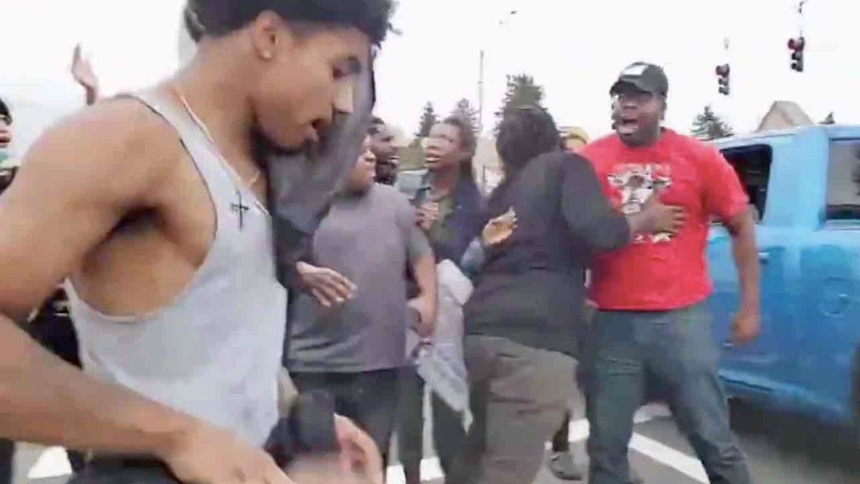Black motorist goes ballistic on Black Lives Matter protesters blocking street: 'I'm blacker than you!'