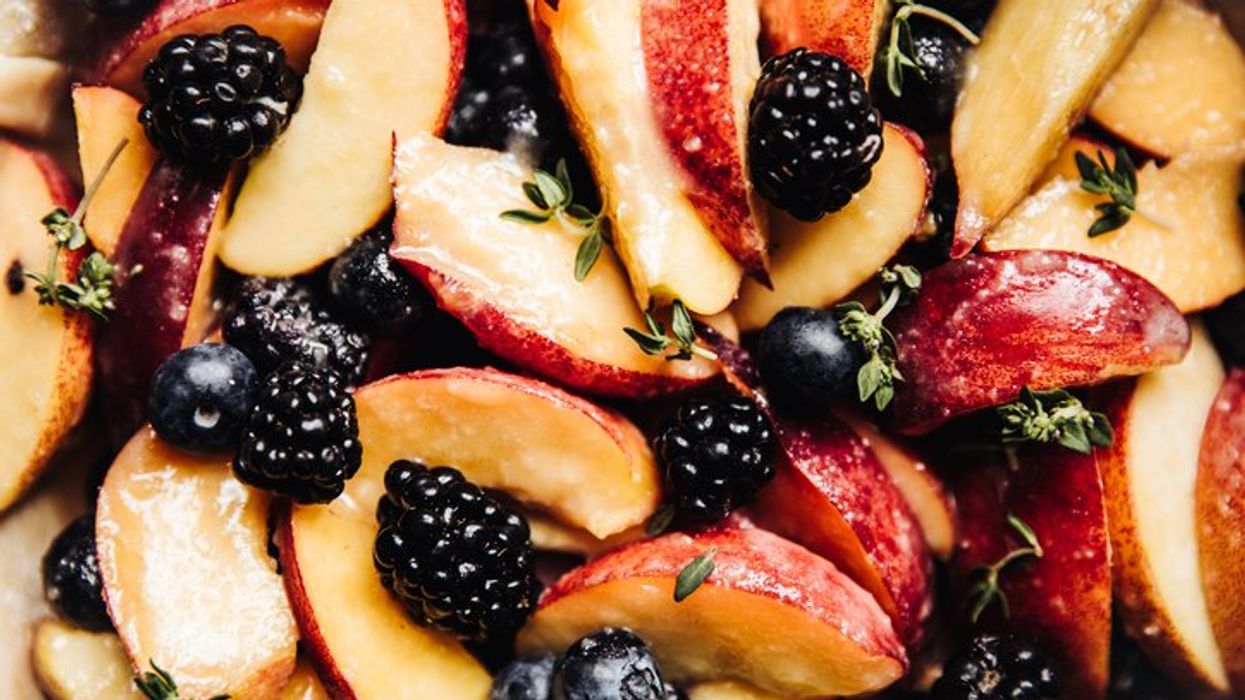 Blackberry peach salad adds zest to dog days of summer