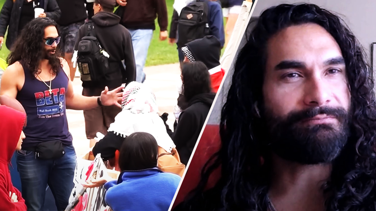 Blaze News original: '90% white women with edgy haircuts': Comedian Leo Dottavio infiltrates Palestine protest, discovers it's just a 'hang out'