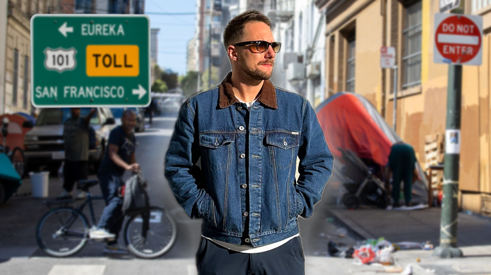 Blaze News original: Former homeless man Jared Klickstein was forced into a suitcase naked by a meth dealer — he says it's a funny story