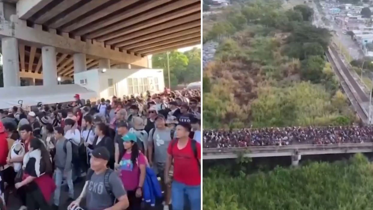 Blinken to meet with Mexican president while caravan of over 8,000 migrants marches on US border