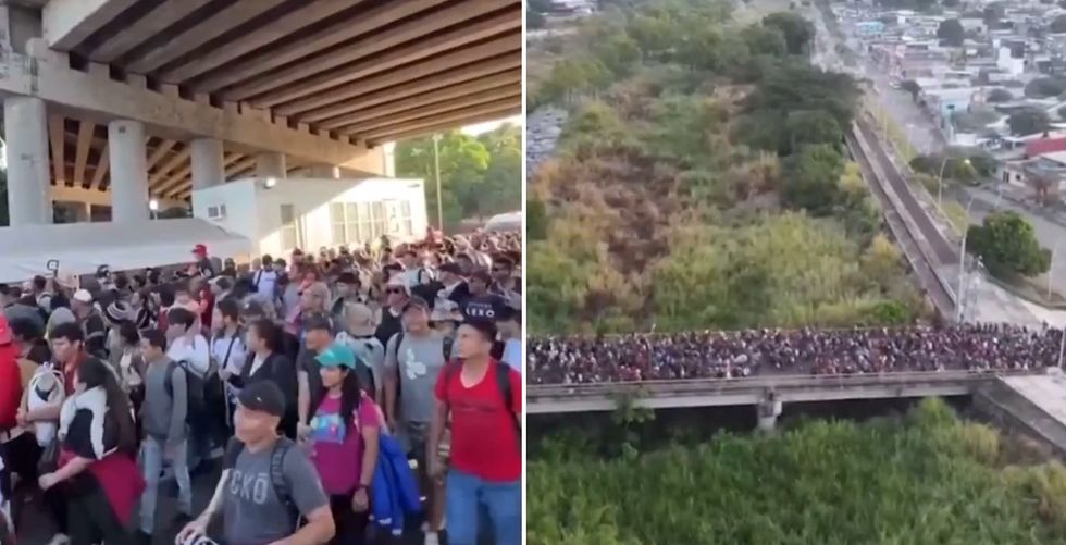 Blinken to meet with Mexican president while caravan of over 8‚000 migrants marches on US border