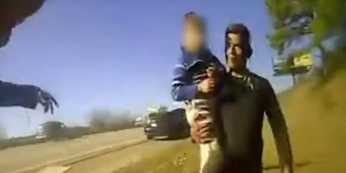 Bodycam footage shows events leading up to police officer — accused of using excessive force — fatally shooting man trying to stab him | Blaze Media