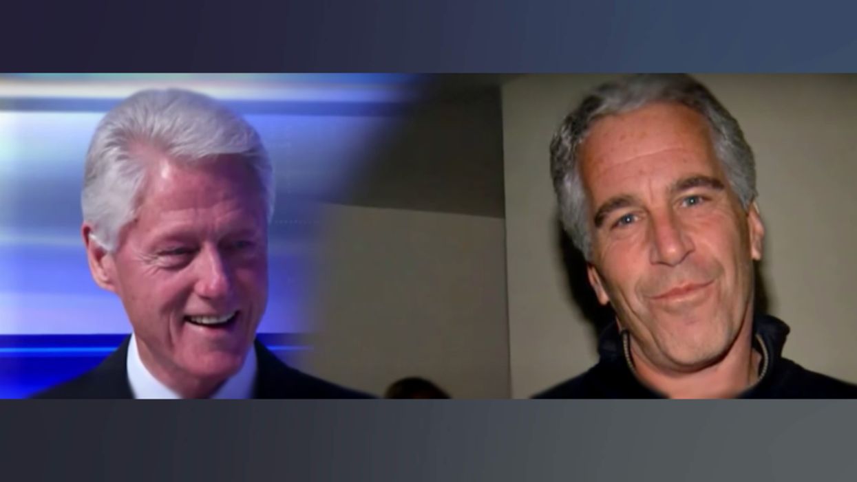 Bombshell photos show Bill Clinton receiving massage from Epstein accuser