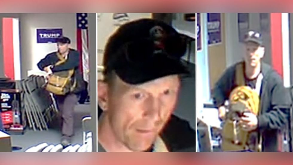 Break-in at Trump campaign office — unidentified suspect still at large