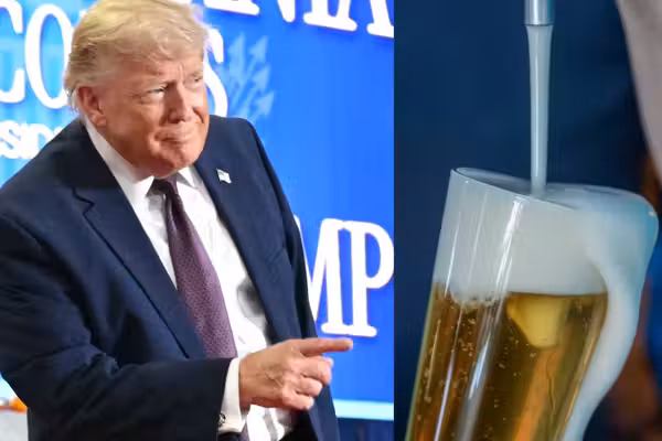Brewery owner who offered free beer when Trump dies says his alcohol permit has been REVOKED