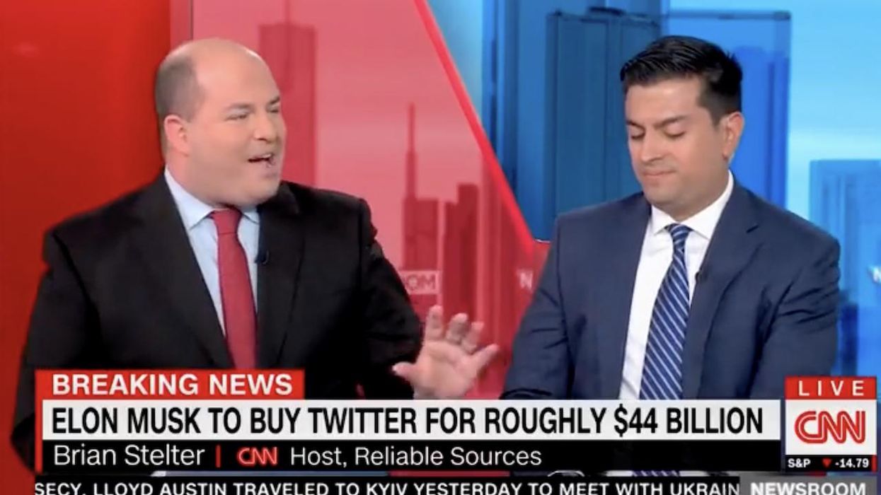 Brian Stelter, after Elon Musk buys Twitter, wonders who'd want to attend a party 'where there are no rules, where there is total freedom for everybody'