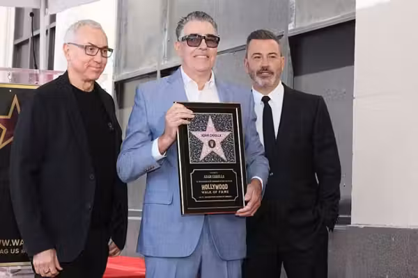 BROS BEFORE POSE: Kimmel drops anti-MAGA act to honor old friend Adam Carolla