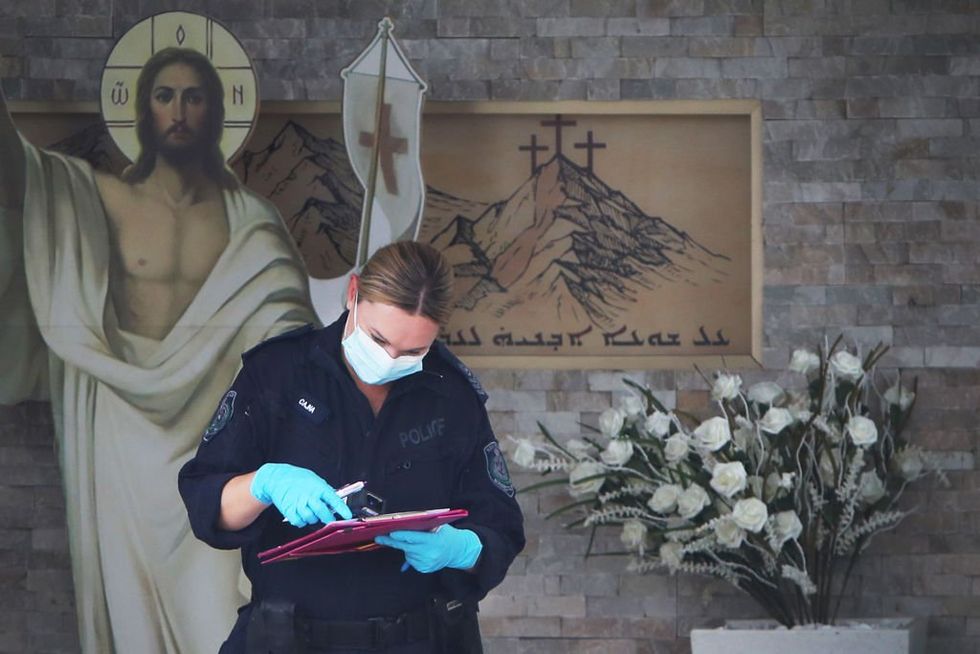Brutal stabbing of bishop deemed a &apos;terrorist incident&apos; — prompting Australian officials to consider tougher knife laws
