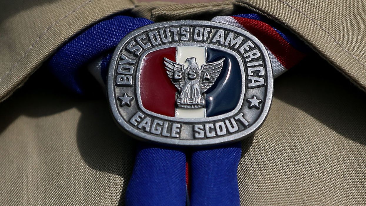 BSA Eagle Scout neckerchief slide