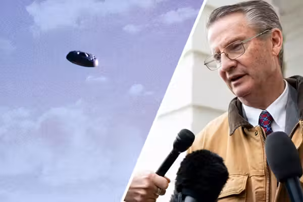 Burchett claims alien 'machinery' could destroy us in 'a blink of an eye'