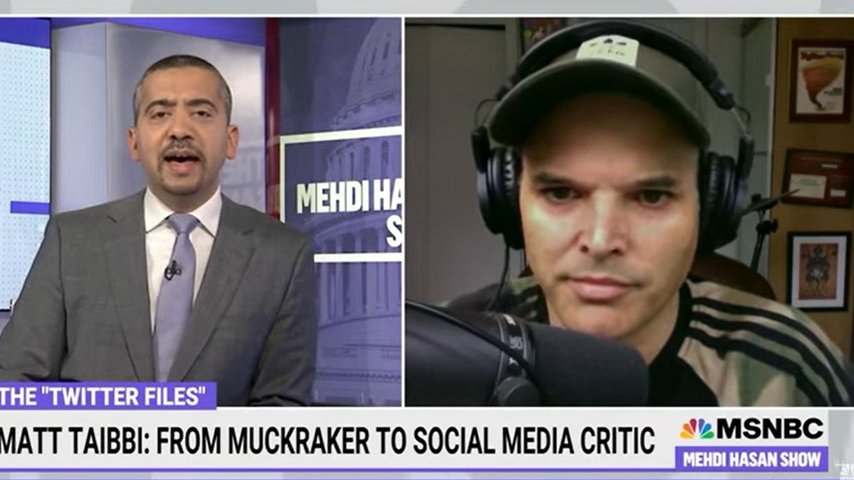 'But really, MSNBC: F*** you': Matt Taibbi makes clear he won't be lectured on integrity by a network that spent years pushing statist propaganda