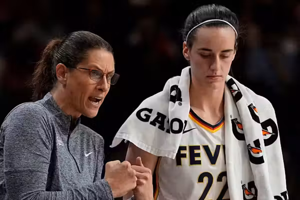 Caitlin Clark's coach rampages about 'racism' and 'homophobia' after on-court abuse: 'So much more toxicity'