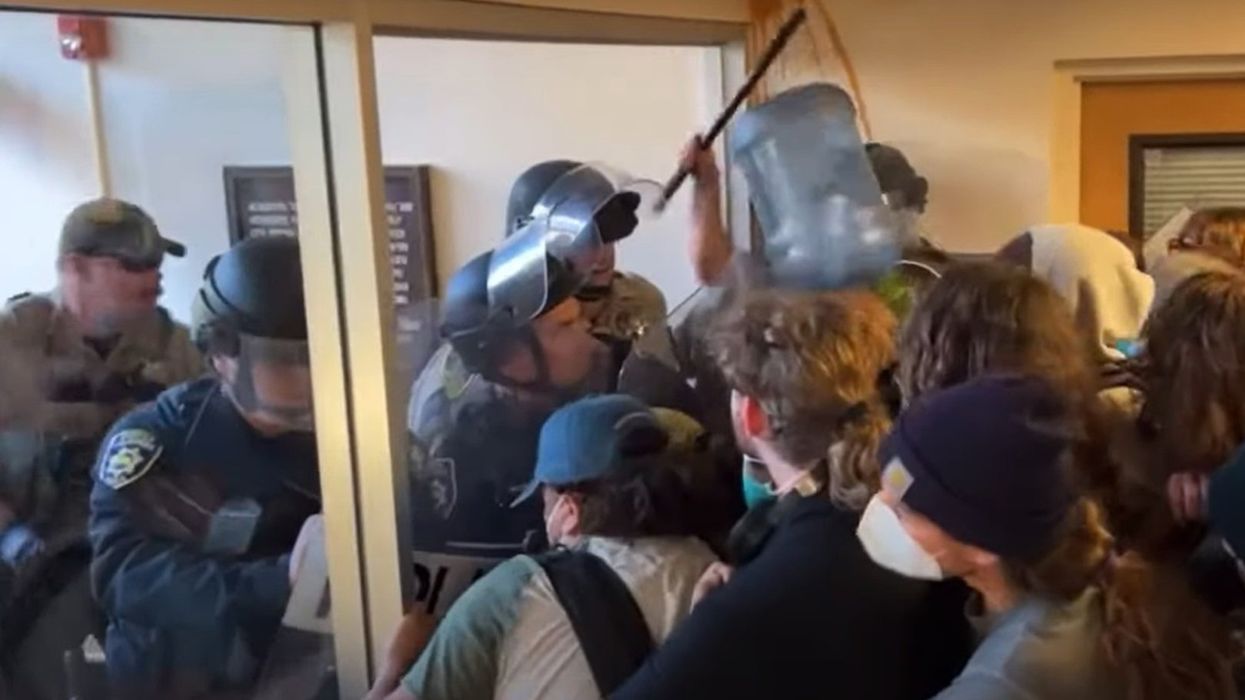 Cal Poly university closes after apparently violent pro-Hamas activists barricade themselves inside campus hall