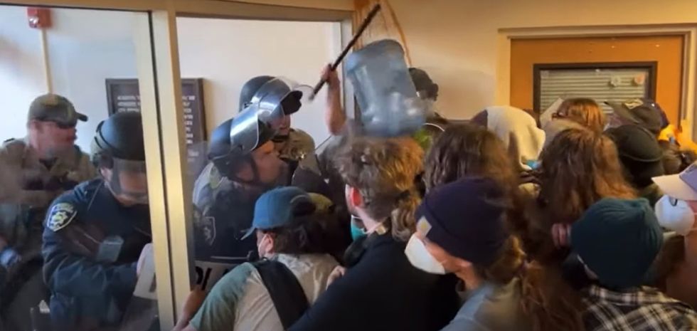 Cal Poly university closes after apparently violent pro-Hamas activists barricade themselves inside campus hall