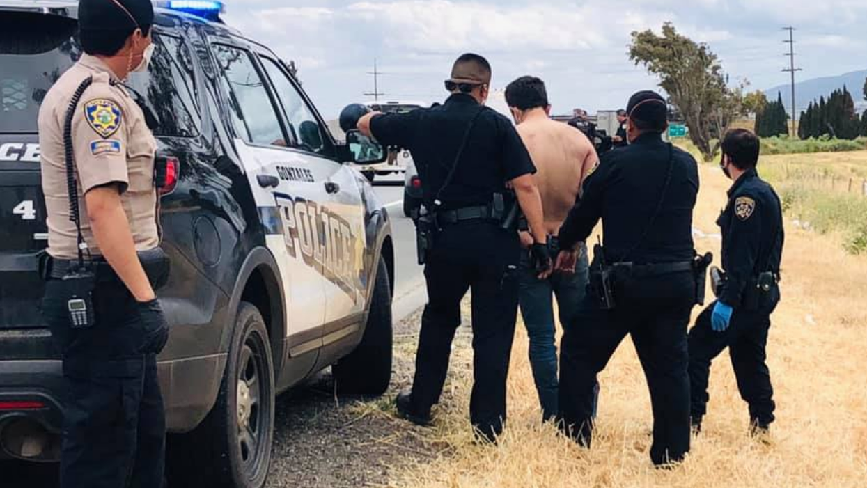 California man allegedly proceeded to strangle a child just 10 minutes after being released from jail