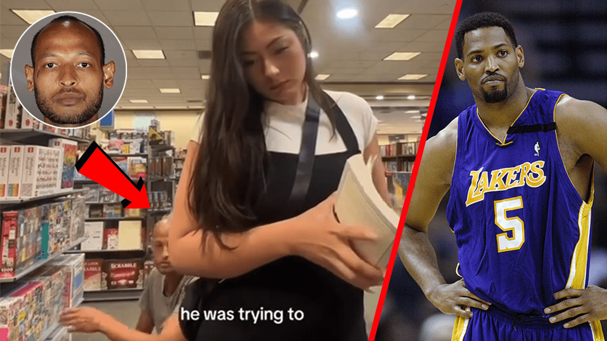 California man caught on video allegedly sniffing women in Barnes & Noble also stalked NBA player's stepdaughter, former Laker claims
