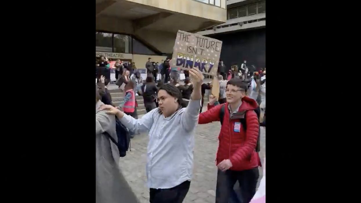 Campus security crumbles when leftist militants block entry to pro-woman movie in UK: 'No safe way we can get into the building'