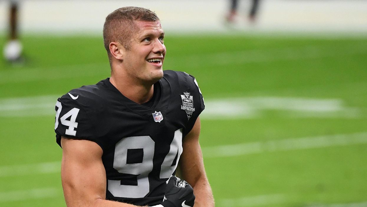 Carl Nassib of the Las Vegas Raiders becomes first active NFL player to come out as gay