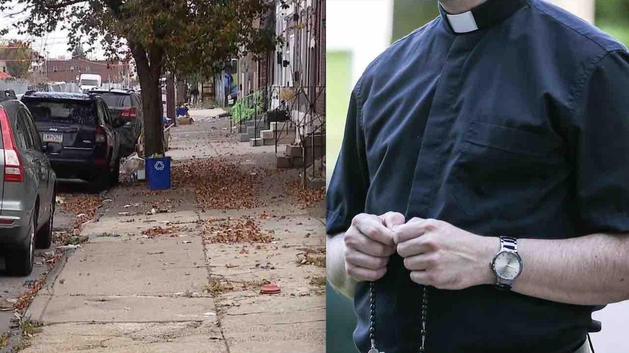 Catholic priest from order that serves the homeless gets carjacked at gunpoint while he's unloading wheelchair from vehicle in Philly