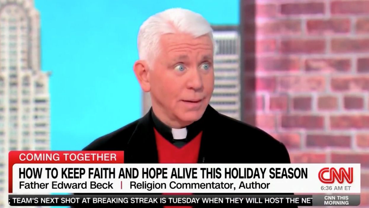 Catholic priest goes on CNN to rewrite history and make the story of Christmas about progressive politics