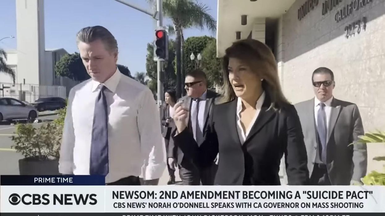 CBS anchor abruptly fact-checks Gavin Newsom after he disparages gun owners, claims 2A is 'suicide pact'