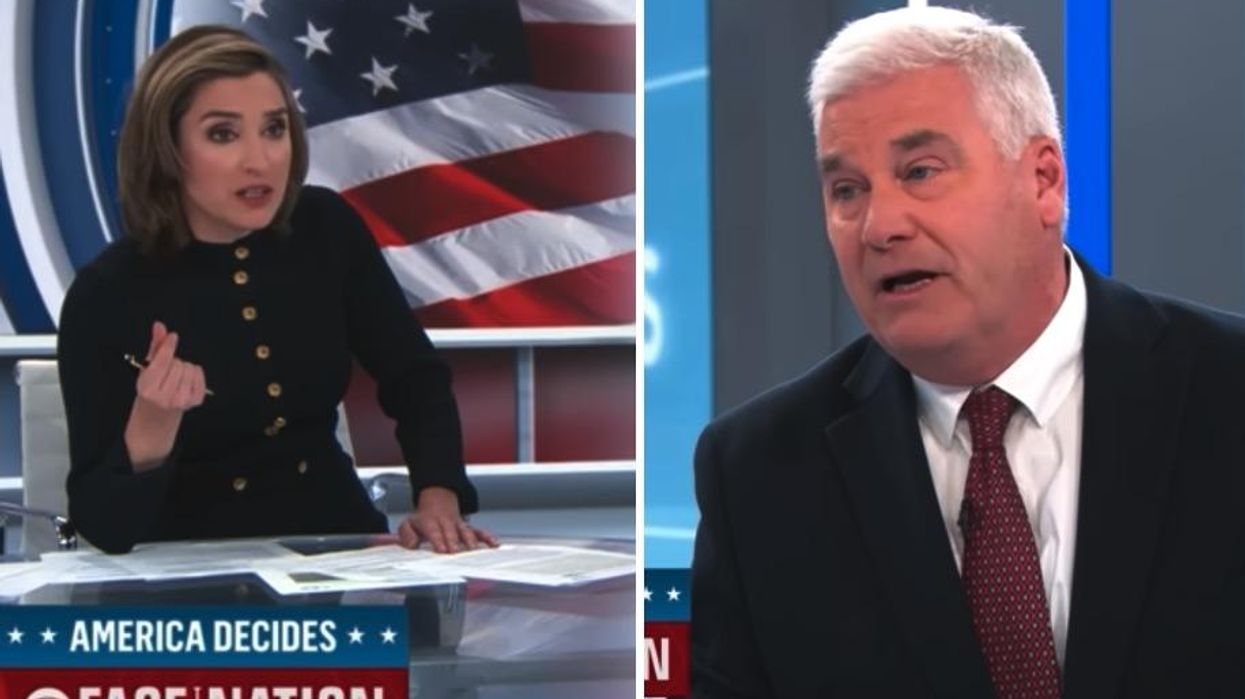 CBS anchor talks over GOP guest to implicate Republicans for political violence — then he corners her with media hypocrisy