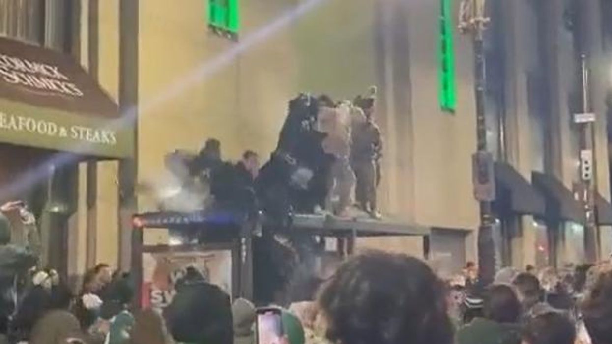 Celebrations fast turn into injuries as Eagles fans come crashing down