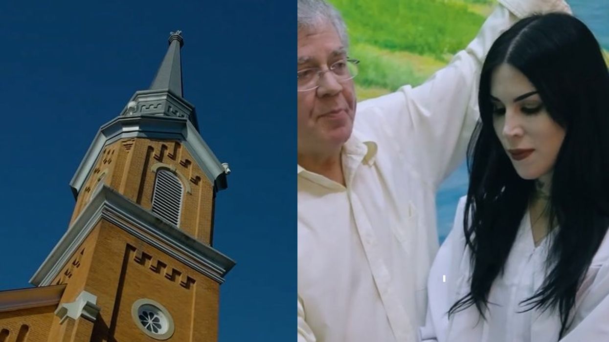 Celebrity tattoo artist Kat Von D shares baptism video following her renunciation of witchcraft and the occult