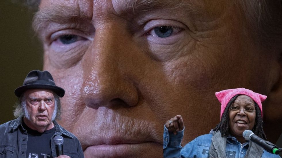 Celebs under siege! Whoopi muzzled, Young fears gulag as Trump reign of terror continues
