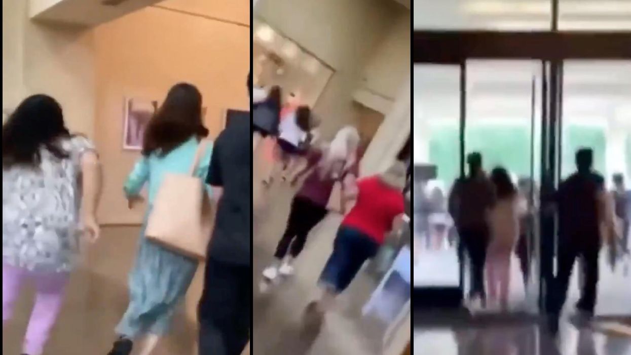 Chaos erupts at Dallas mall after report of an active shooter. Police say it was someone banging a skateboard on the floor.