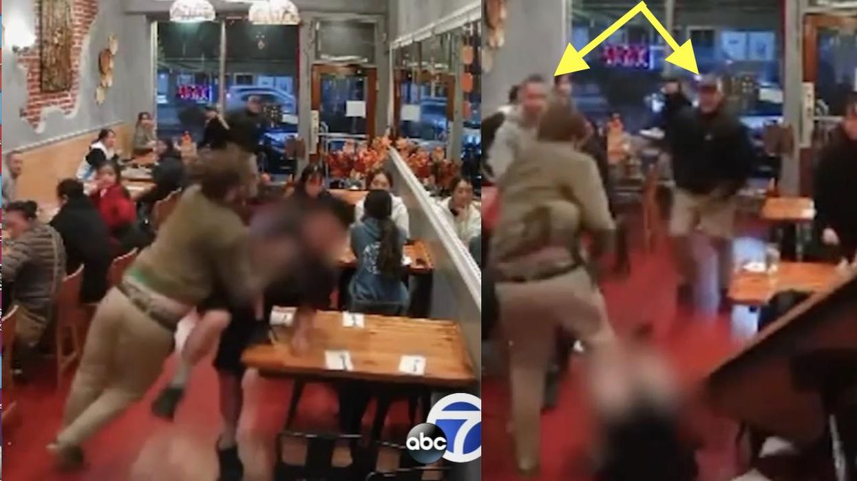 Check out refreshing surprise in video of yet another physical attack in front of crowd of bystanders