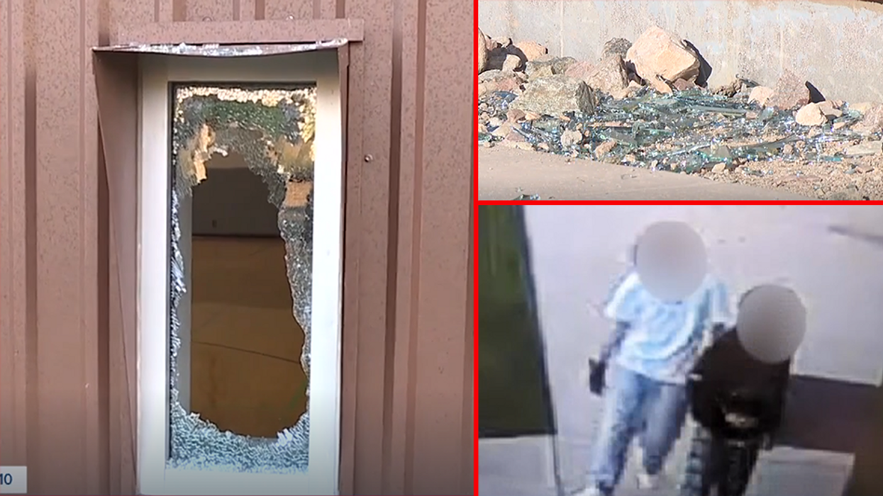 Children caught on camera destroying charter school for 90 minutes, shattering nearly 30 windows with rocks