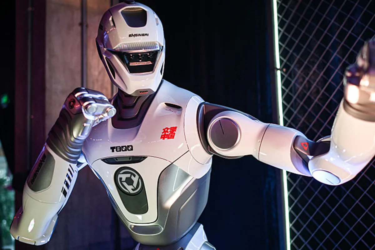 China debuts 'scary' martial arts robots capable of backflips and weapons training