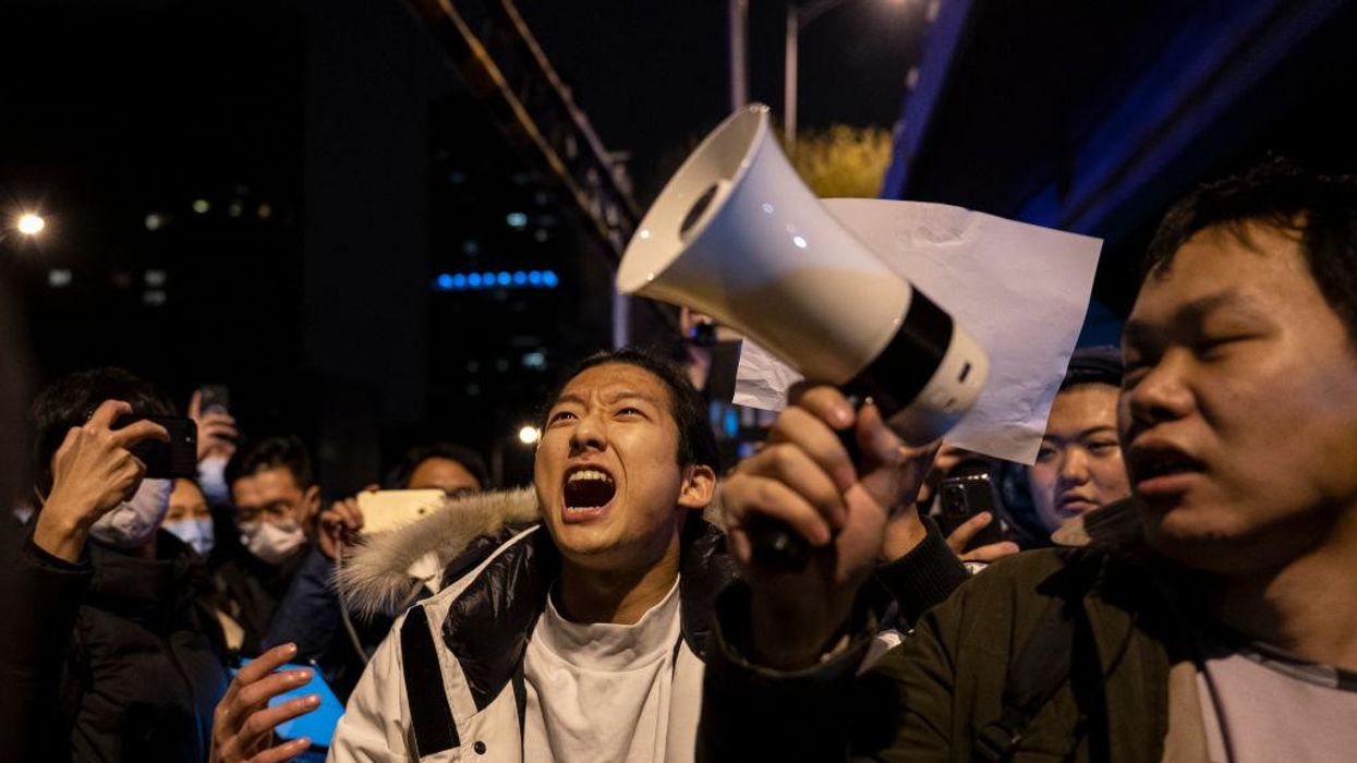 Chinese rise up against communist regime's COVID tyranny in biggest mainland protests since Tiananmen Square massacre