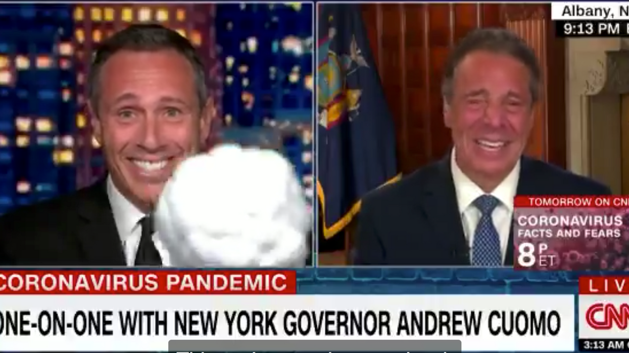 Chris and Andrew Cuomo joke around on air, don't address nursing home COVID-19 deaths