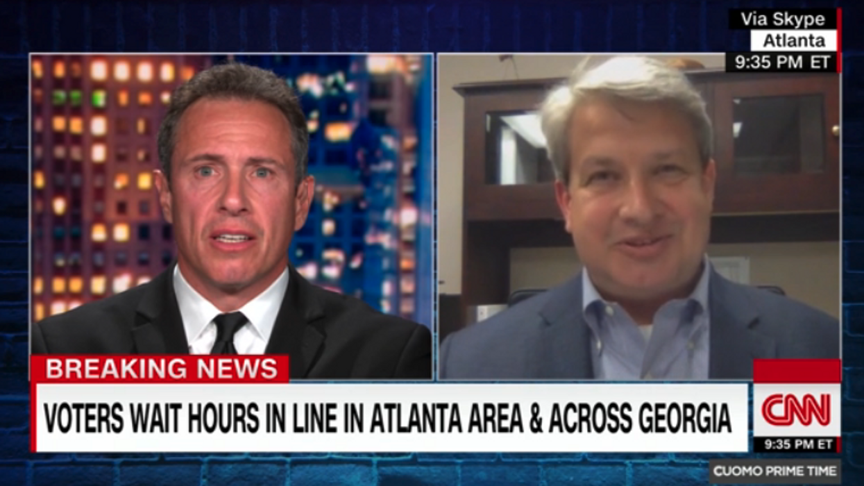 Chris Cuomo was unprepared for a Georgia official who came on with facts about 'voter suppression'