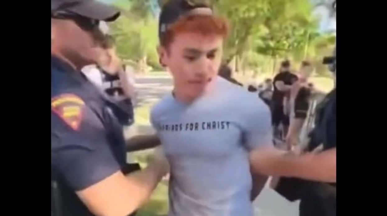 Christian arrested while reading Bible on loudspeaker near 'family'-friendly Pride event: Video