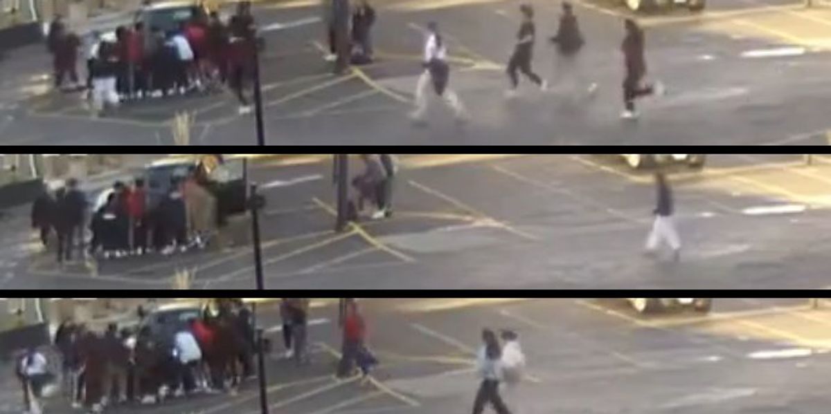 NextImg:Christian students work with airman to save mother and children pinned under car: 'Oh, thank God, the kids are good' | Blaze Media