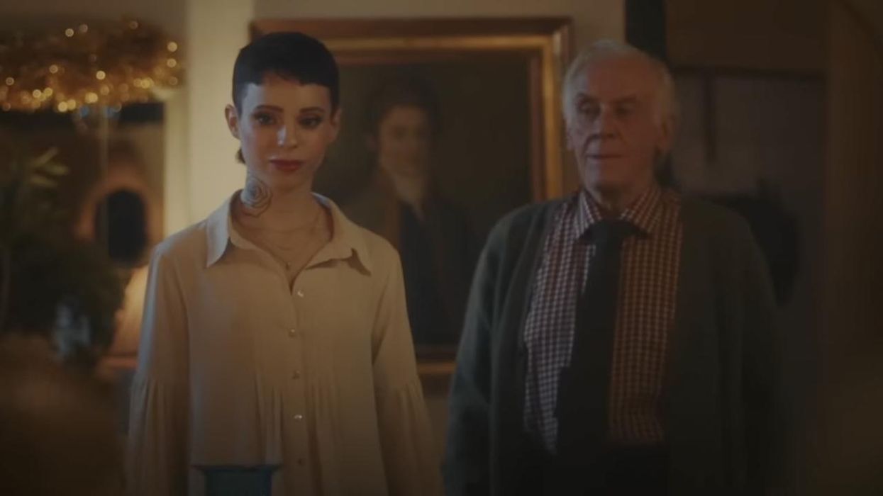 Christmas ad 'bringing people to tears' shows grandfather applying makeup to grandson's face — and grandson presenting as female to family around dinner table