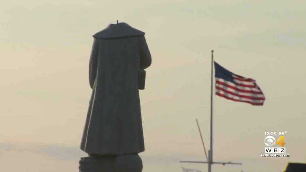 Christopher Columbus statue beheaded in Boston. Democratic mayor cites 'historic meaning' of vandalism.