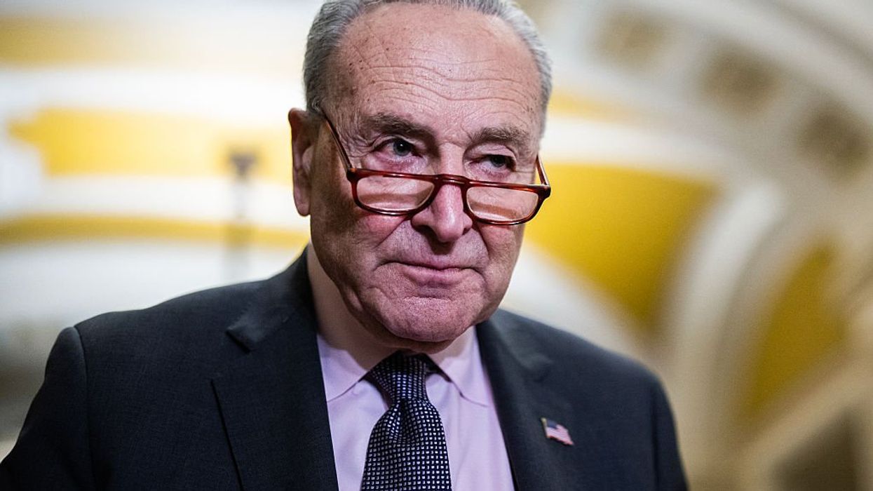 Chuck Schumer takes a shot at Trump's approval ratings then scores on his own net