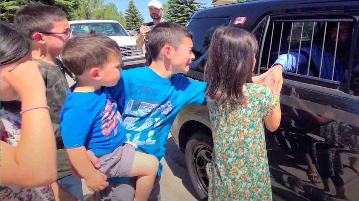 Church pastor's little children hug him and cry — 'Bye, Daddy' — as he's arrested again for violating Canadian COVID-19 orders