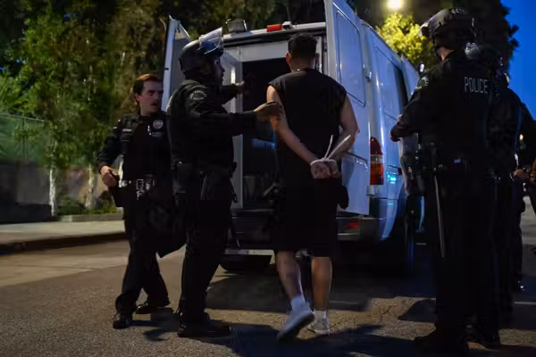 Church says ICE 'desecrated' grounds by chasing taco vendor — DHS denies targeting church