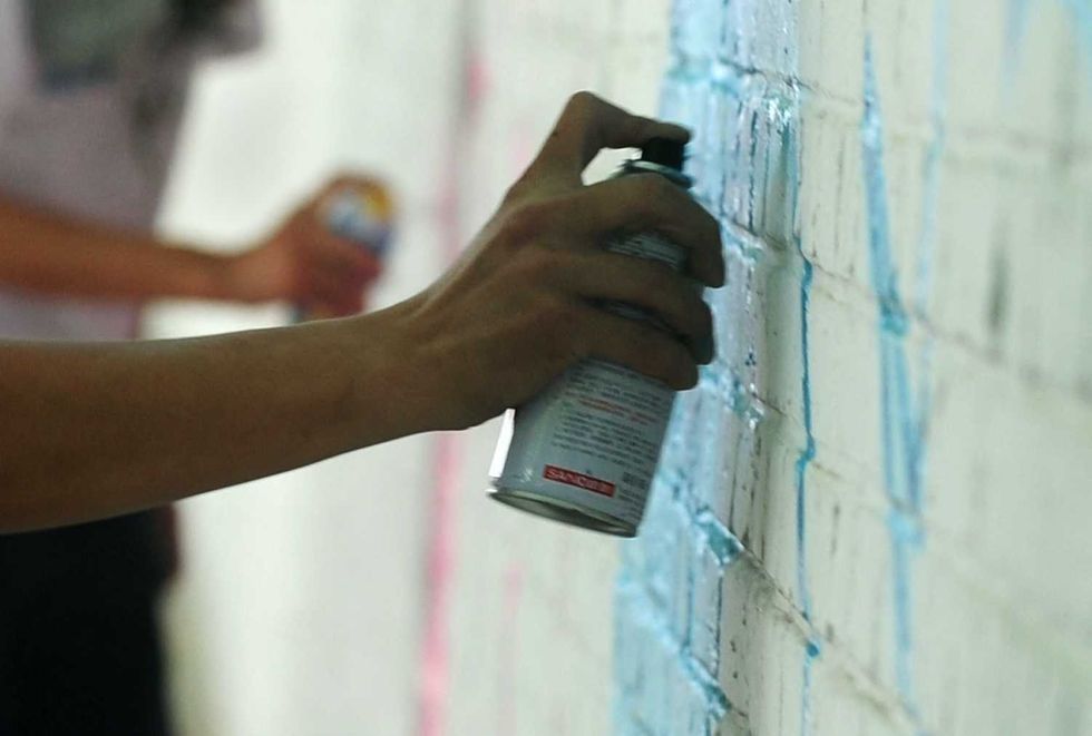 Church vandalized ahead of Turning Point USA event — message calls speaker the Antichrist
