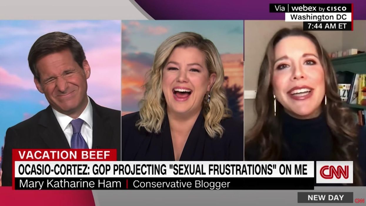 CNN anchors left cackling after conservative analyst mocks AOC's bizarre accusations about her GOP critics