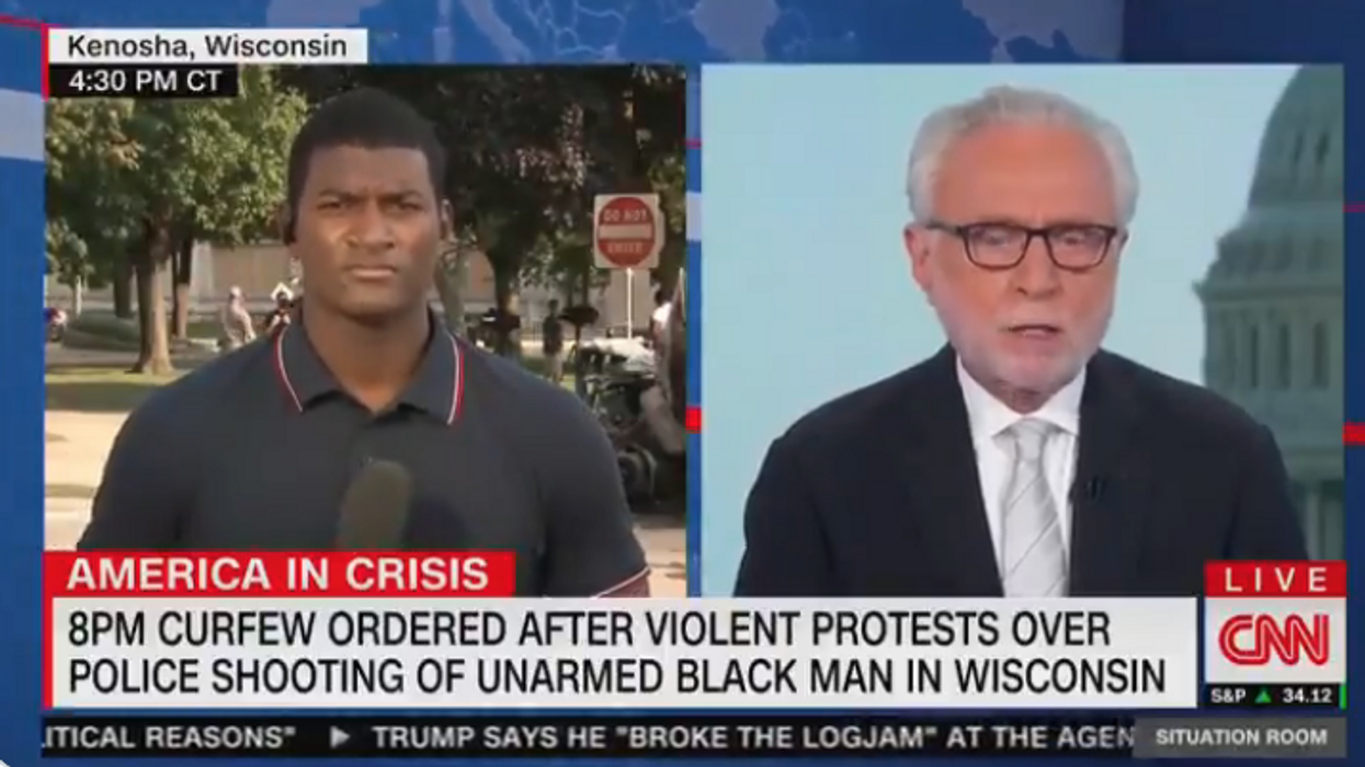 CNN catches itself reporting honestly about 'violent protests' in Kenosha — removes 'violent' from chyron