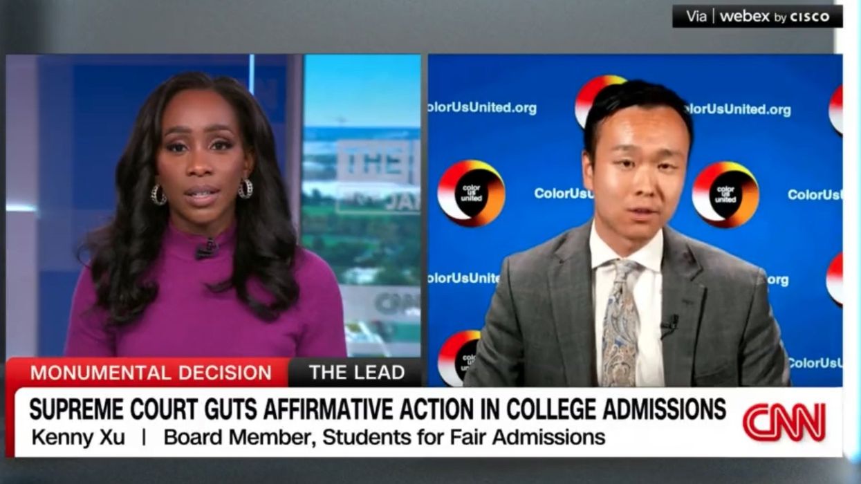 CNN host abruptly ends segment when guest whips out the facts about affirmative action's impact on Asian students